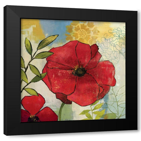 Thoughtfulness Black Modern Wood Framed Art Print by Jensen, Asia