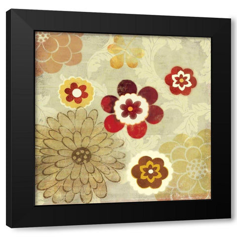 Burst - Mini Black Modern Wood Framed Art Print by Jensen, Asia