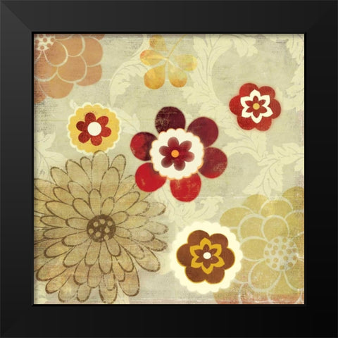 Burst - Mini Black Modern Wood Framed Art Print by Jensen, Asia