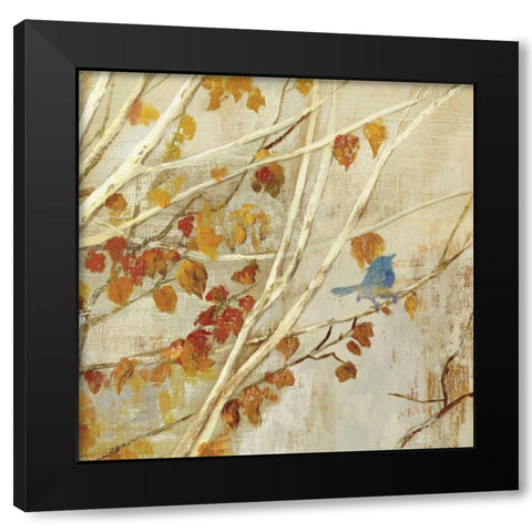 Singing I Black Modern Wood Framed Art Print by Jensen, Asia