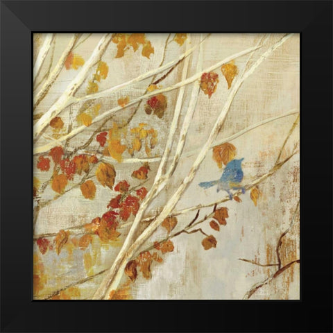 Singing I Black Modern Wood Framed Art Print by Jensen, Asia