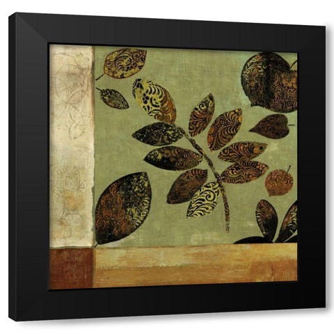 Collectibles I Black Modern Wood Framed Art Print by Jensen, Asia