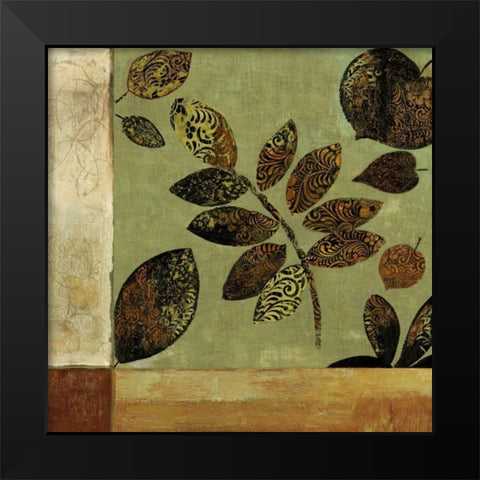 Collectibles I Black Modern Wood Framed Art Print by Jensen, Asia