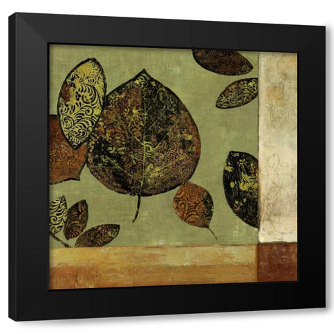 Collectibles II Black Modern Wood Framed Art Print by Jensen, Asia