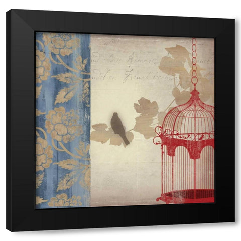 Twitter II - Mini Black Modern Wood Framed Art Print by Jensen, Asia