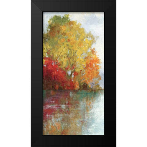 Forest Reflection II Black Modern Wood Framed Art Print by Jensen, Asia
