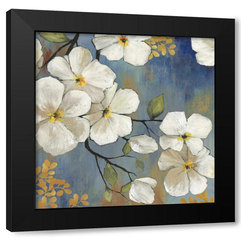 En Flor I Black Modern Wood Framed Art Print with Double Matting by Jensen, Asia