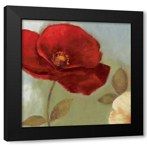 Tenderness Black Modern Wood Framed Art Print with Double Matting by Jensen, Asia