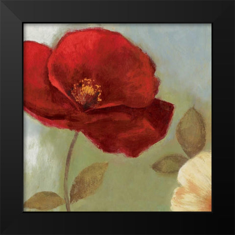 Tenderness Black Modern Wood Framed Art Print by Jensen, Asia