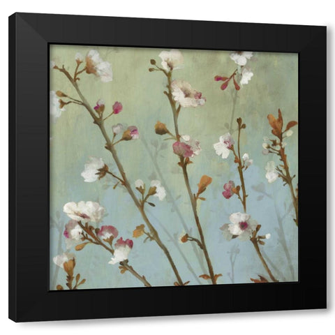 Wind Blossoms I - Mini Black Modern Wood Framed Art Print by Jensen, Asia