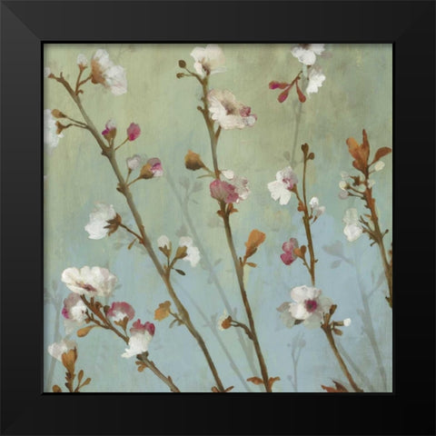 Wind Blossoms I - Mini Black Modern Wood Framed Art Print by Jensen, Asia