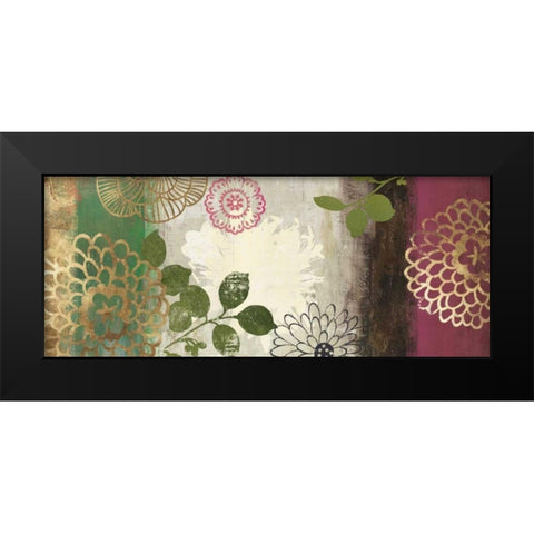 Jacquard I - Mini Black Modern Wood Framed Art Print by Jensen, Asia