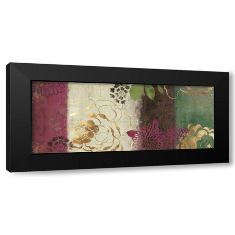 Jacquard II - Mini Black Modern Wood Framed Art Print by Jensen, Asia