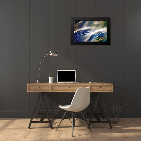 Moon Beam Black Modern Wood Framed Art Print by Gemignani, Joe