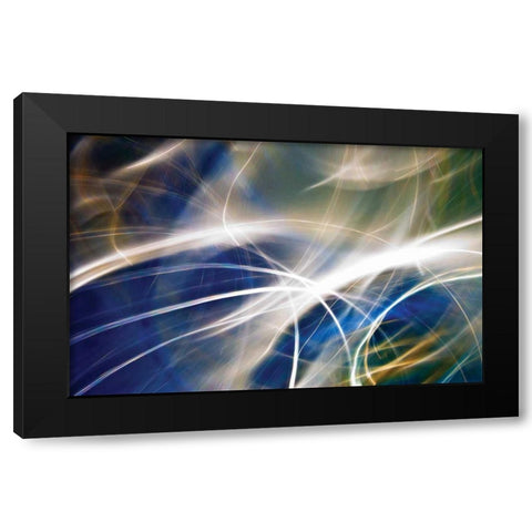 Moon Beam Black Modern Wood Framed Art Print by Gemignani, Joe