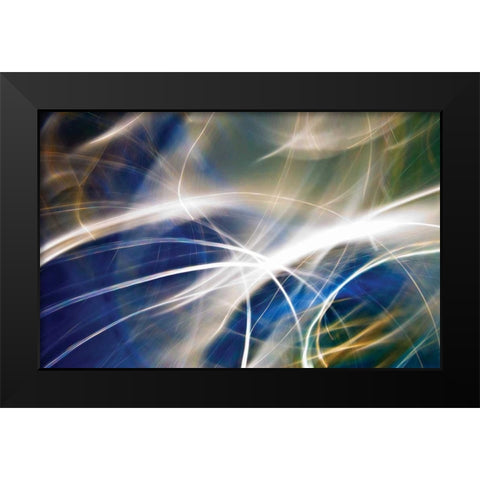 Moon Beam Black Modern Wood Framed Art Print by Gemignani, Joe
