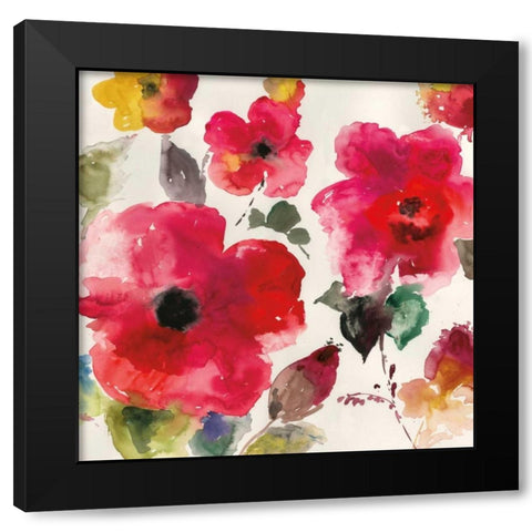 Morning Dew - Mini Black Modern Wood Framed Art Print with Double Matting by Jensen, Asia