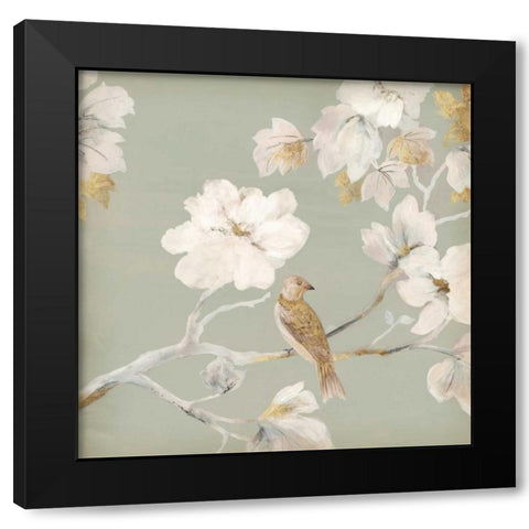 Paradise Magnolia I Black Modern Wood Framed Art Print with Double Matting by Jensen, Asia