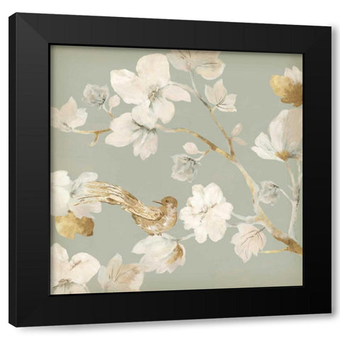 Paradise Magnolia  II Black Modern Wood Framed Art Print with Double Matting by Jensen, Asia