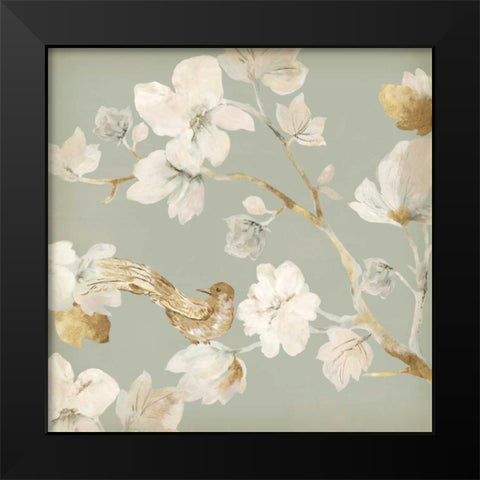 Paradise Magnolia  II Black Modern Wood Framed Art Print by Jensen, Asia