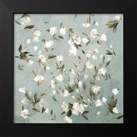 Magnolias I Black Modern Wood Framed Art Print by Jensen, Asia