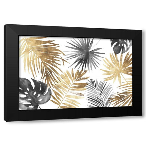 Tropical Palms I Black Modern Wood Framed Art Print by Jensen, Asia