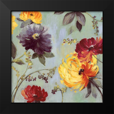 Field Flowers I - Mini Black Modern Wood Framed Art Print by Jensen, Asia