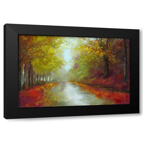 Brighter Days Black Modern Wood Framed Art Print by Jensen, Asia