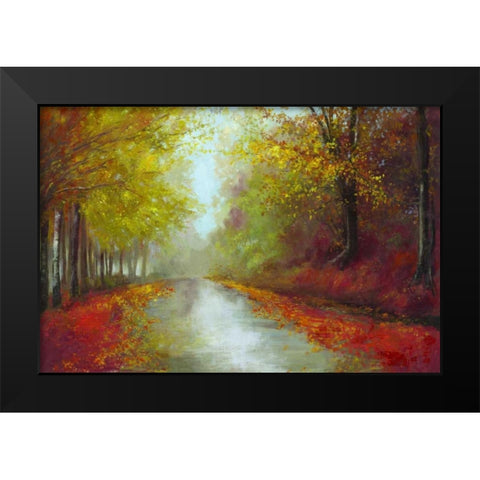 Brighter Days Black Modern Wood Framed Art Print by Jensen, Asia