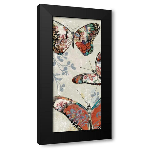 Flight of Fancy II - Mini Black Modern Wood Framed Art Print with Double Matting by Jensen, Asia