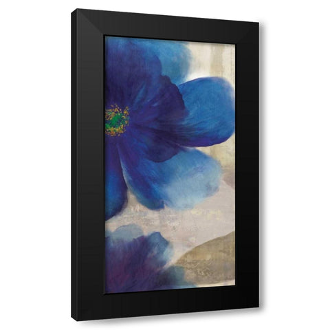 Indigo Dreams II Black Modern Wood Framed Art Print with Double Matting by Jensen, Asia