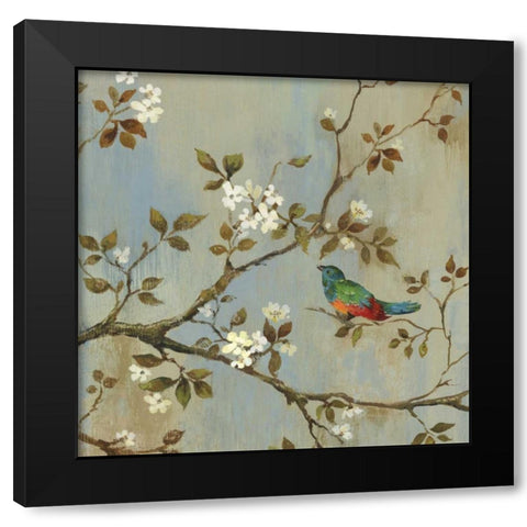Apple Bloom I  Black Modern Wood Framed Art Print with Double Matting by Jensen, Asia