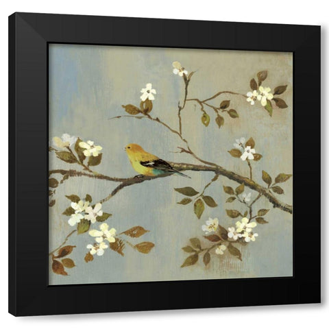 Apple Bloom II  Black Modern Wood Framed Art Print with Double Matting by Jensen, Asia