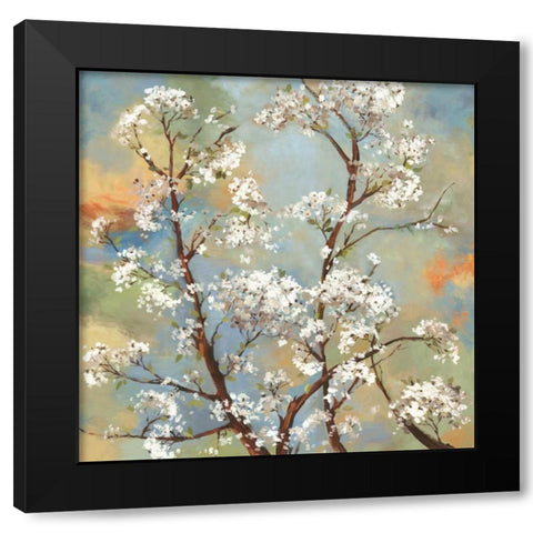 Vignette I Black Modern Wood Framed Art Print with Double Matting by Jensen, Asia