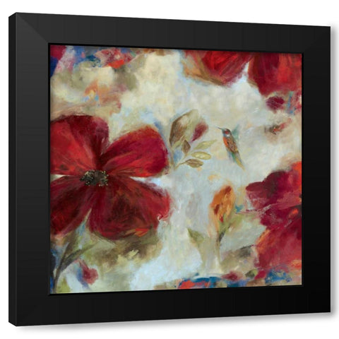 Hummingbird II Black Modern Wood Framed Art Print by Jensen, Asia