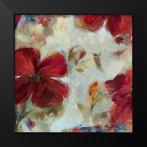 Hummingbird II Black Modern Wood Framed Art Print by Jensen, Asia