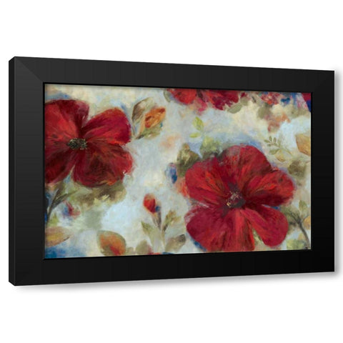 Lolita Black Modern Wood Framed Art Print with Double Matting by Jensen, Asia