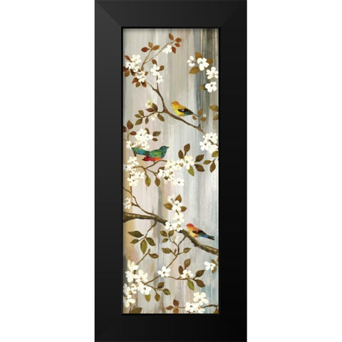 Bloom II Black Modern Wood Framed Art Print by Jensen, Asia
