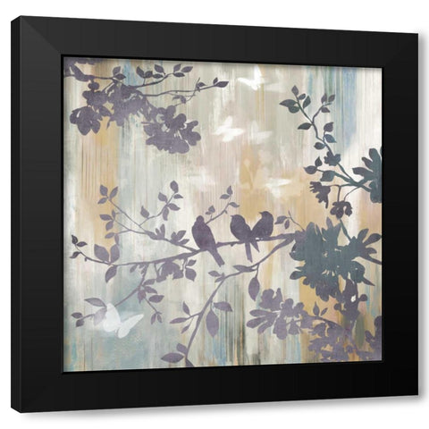 Mist Foliage I Black Modern Wood Framed Art Print by Jensen, Asia