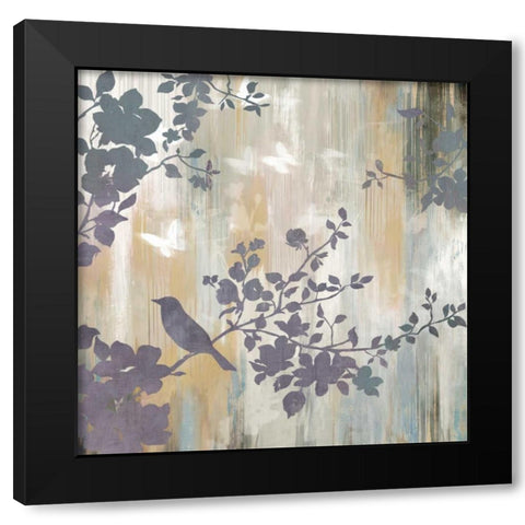 Mist Foliage II Black Modern Wood Framed Art Print by Jensen, Asia