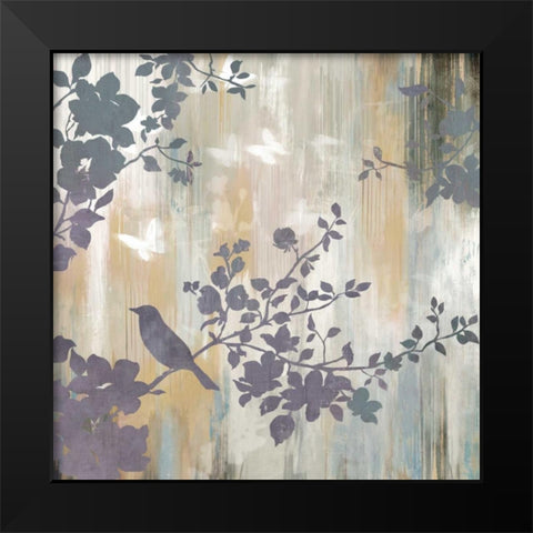 Mist Foliage II Black Modern Wood Framed Art Print by Jensen, Asia