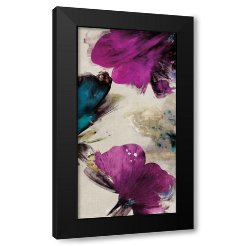 Midsummer Blooms II Black Modern Wood Framed Art Print with Double Matting by Jensen, Asia