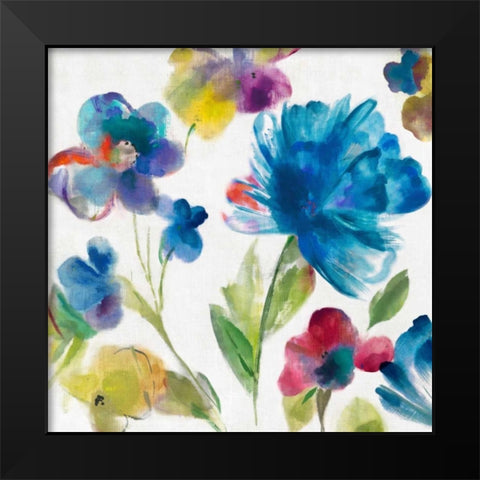 Sarcelle Jardin I - Mini Black Modern Wood Framed Art Print by Jensen, Asia