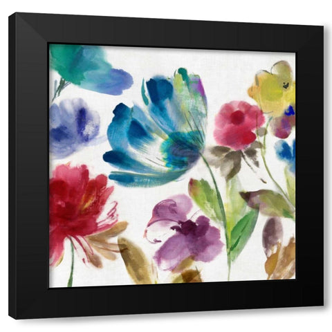 Sarcelle Jardin II - Mini Black Modern Wood Framed Art Print by Jensen, Asia