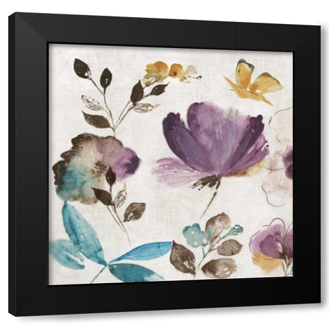Quixotic I Black Modern Wood Framed Art Print with Double Matting by Jensen, Asia