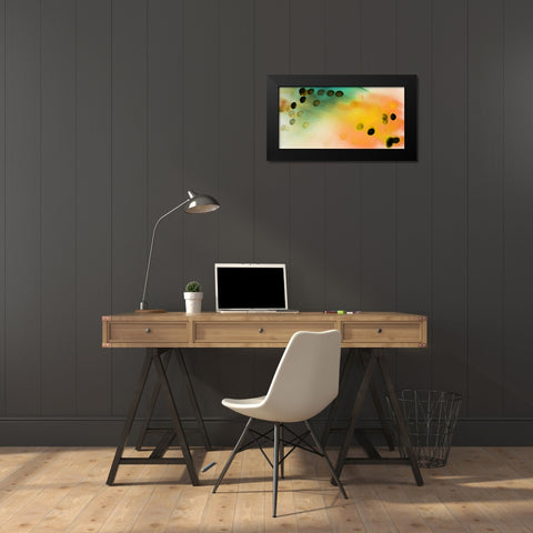 Chemical Equation Black Modern Wood Framed Art Print by McMasters, James