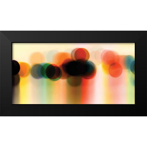 Winking Street Lamps Black Modern Wood Framed Art Print by McMasters, James