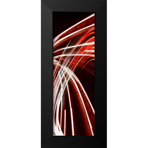 Transit B Black Modern Wood Framed Art Print by McMasters, James