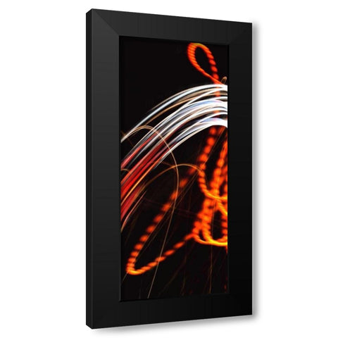 Fire and Ice Black Modern Wood Framed Art Print by McMasters, James
