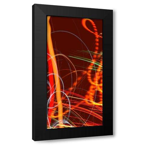 Solaris III Black Modern Wood Framed Art Print with Double Matting by McMasters, James